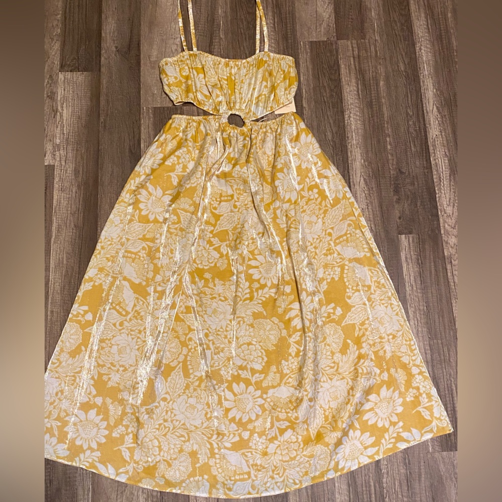 Lena Sunlit Floral Maxi Dress